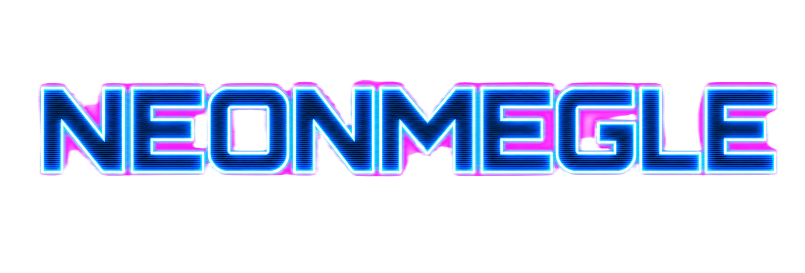 NEONMEGLE neon wordmark logo